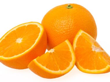 three pieces of orange isolated on white 0619143b5b37adcd